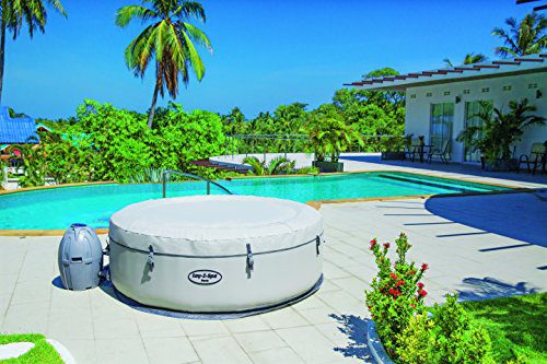 Lay-Z-Spa Paris with rapid heating system and insulating lid