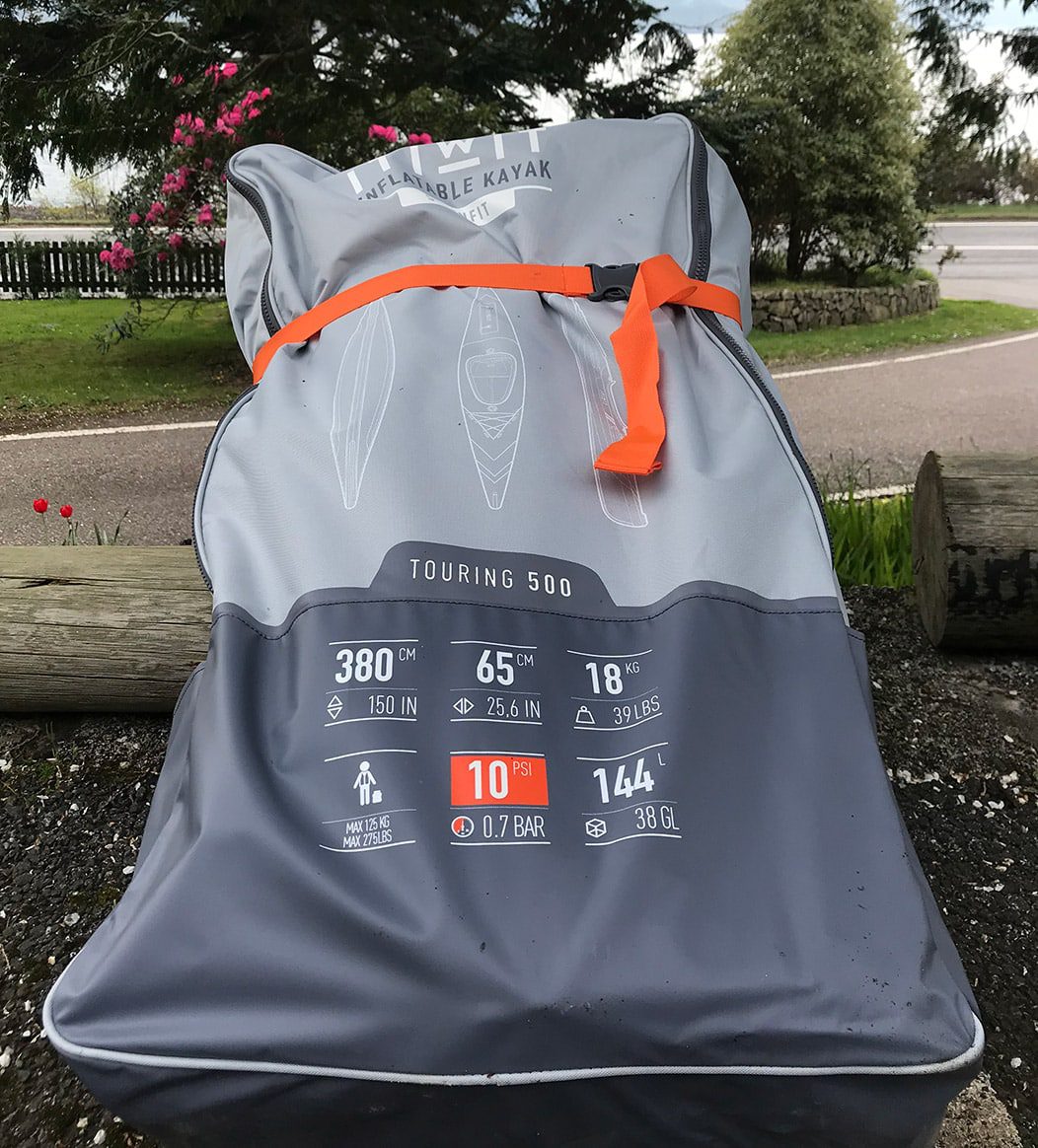 ITIWIT Strenfit X500 inflatable 1person kayak carry bag