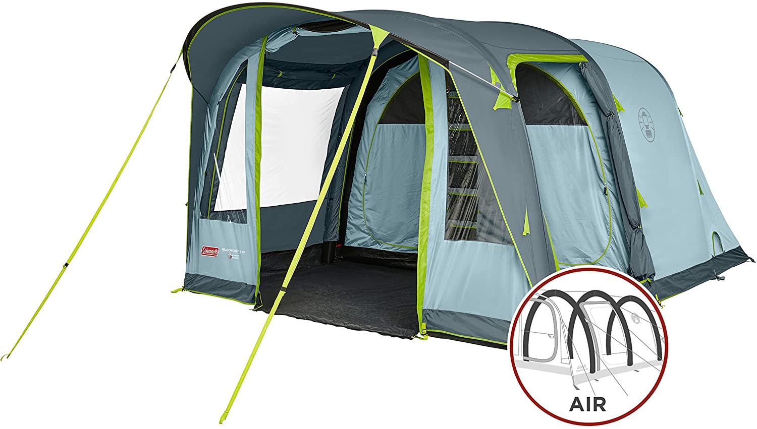 Coleman Meadowood Air, 4 person inflatable family tent